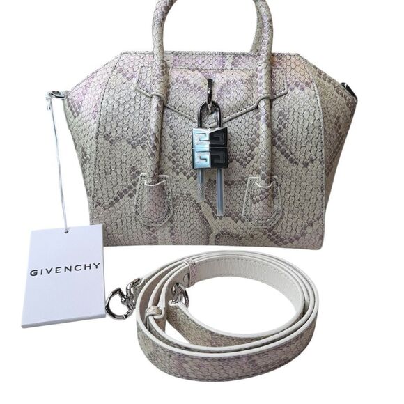 NWT Givenchy Antigona Lock Python Bag - Picture 13 of 16